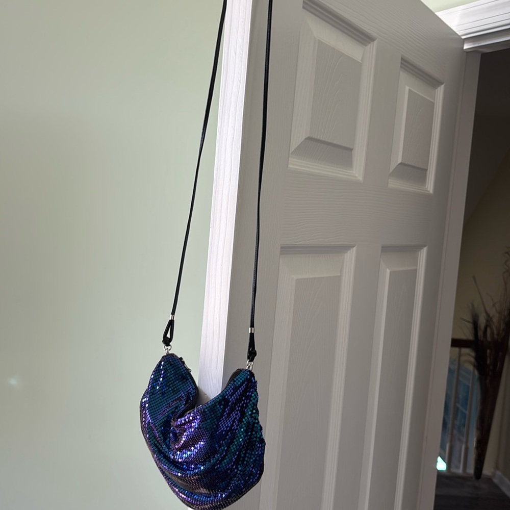 Elegant Purple Sequin Women's Bag